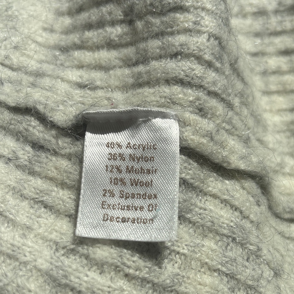 Caslon Gray Floral Embroidered Cardigan - Picture 6 of 11